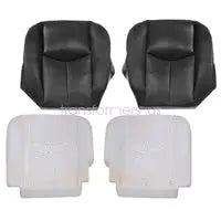 Both Side Bottom Cover & Foam Cushion Dark Gray Fits 2005 2006 Chevy Silverado