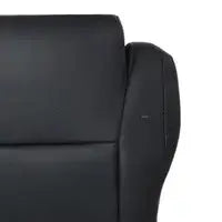 2007-2013 Fits Toyota Tundra Driver & Passenger Bottom Leather Seat Cover Black