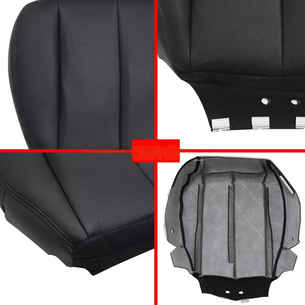 Driver Passenger BLK Leather Seat Cover Perforated for 2010-2014 Subaru Outback