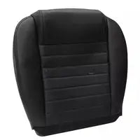 For 2005-2009 Ford Mustang GT Driver Passenger Bottom Top Leather Seat Cover BLK