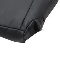 2007-2013 Fits Toyota Tundra Driver & Passenger Bottom Leather Seat Cover Black