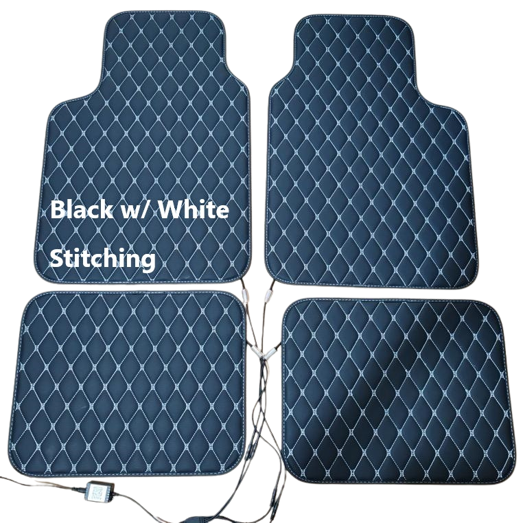 Diamond LED Fiber Optic Floor Mats (4-Piece Set)