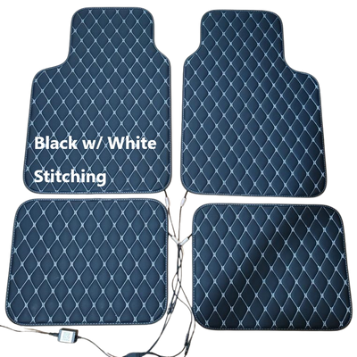 Diamond LED Fiber Optic Floor Mats (4-Piece Set)