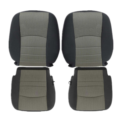 2009 to 2012 FITS for Dodge Ram 1500 2500 3500 SLT Cloth Seat Cover Gray