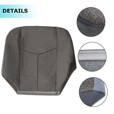For 2003 2004 2005 2006 GMC Sierra 1500 2500 3500 Replacement Bottom Seat Cover