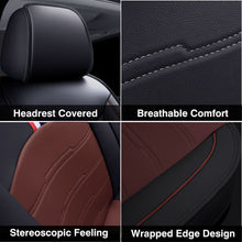 Load image into Gallery viewer, For Nissan Car Seat Cover 5 Seat Full Set Leather Waterproof Front Rear Cushion