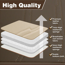 Load image into Gallery viewer, For Honda Leather 5 Seat Car Seat Cover Front Rear Full Set Cushion Pad \Nbeige