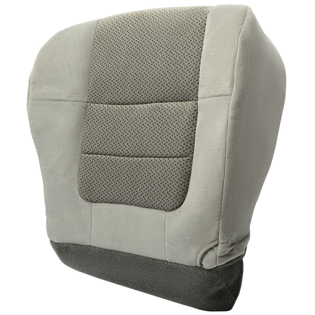 For 2001-2003 Ford F150 XLT Driver Bottom Cloth Seat Cover Light Gray