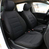 Custom Fit Full Set Car Seat Covers for Select Ford Explorer Base,Xlt 2016 2017 2018 2019,2Nd Row 40/60 Split,W/No Armrest,7 Seats- Three-Row,Leatherette (Black)