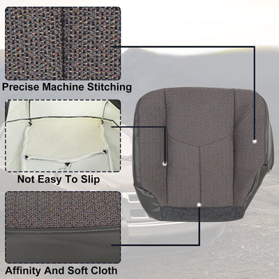 For 2003 2004 2005 2006 GMC Sierra 1500 2500 3500 Replacement Bottom Seat Cover