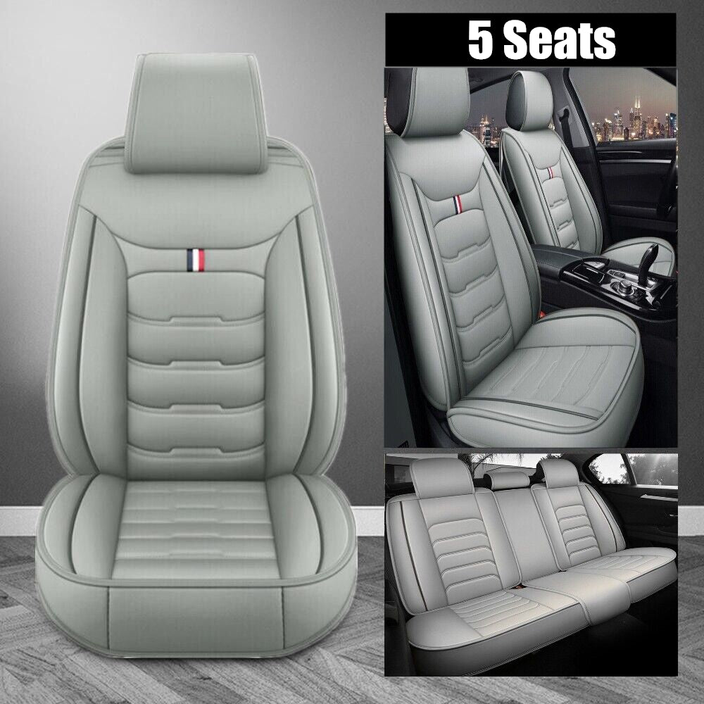 For Hyundai Car Seat Cover 5 Seat Full Set Leather Waterproof Front Rear Cushion