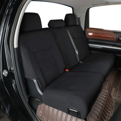 Ram 1500 Seat Covers Full Set,Car Seat Covers Custom Fit for RAM 1500 Quad Cab Tradesman 2019-2025,Car Seat Protector Waterproof,Black Car Seat Cushion Cover for Trucks,Neoprene(Black)