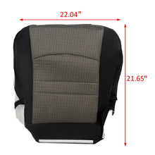 Load image into Gallery viewer, For 2009-2012 Dodge Ram 1500 2500 3500 Driver Side Bottom Cloth Seat Cover Gray