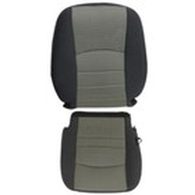 2009 to 2012 FITS for Dodge Ram 1500 2500 3500 SLT Cloth Seat Cover Gray