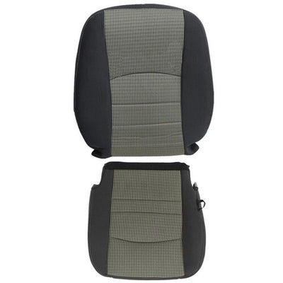 2009 to 2012 FITS for Dodge Ram 1500 2500 3500 SLT Cloth Seat Cover Gray