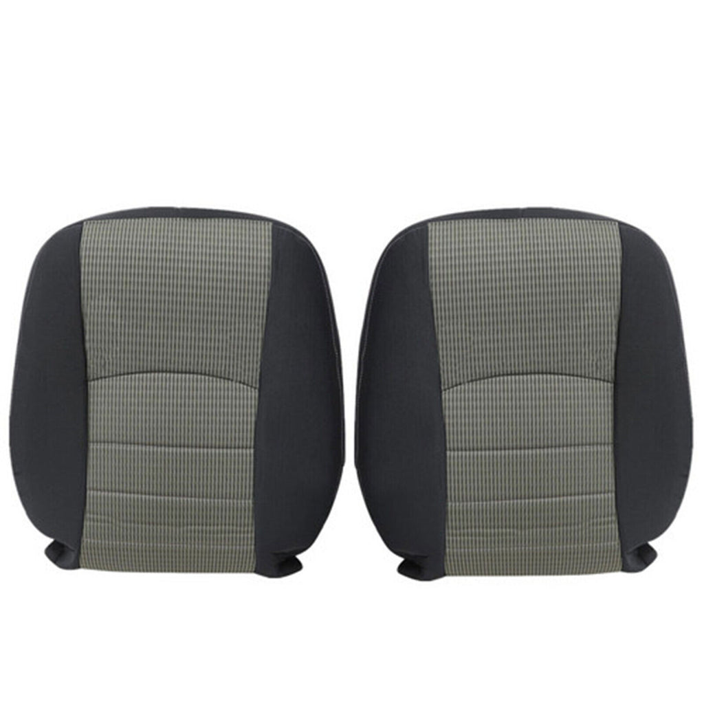 2009 to 2012 FITS for Dodge Ram 1500 2500 3500 SLT Cloth Seat Cover Gray