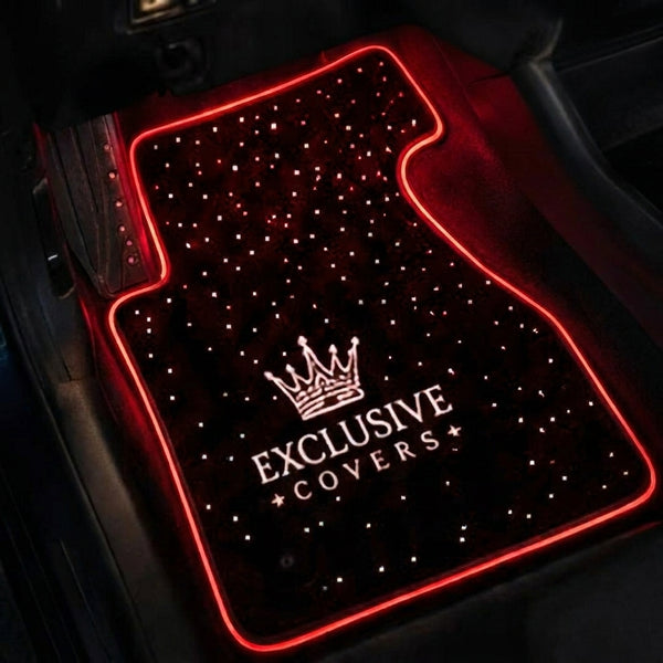 EMBROIDERED FLOOR MATS WITH