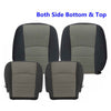 2009 to 2012 FITS for Dodge Ram 1500 2500 3500 SLT Cloth Seat Cover Gray
