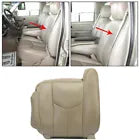 Load image into Gallery viewer, Fits 03-06 GMC Sierra Chevy Silverado Seat Cover Tan Driver Passenger Bottom-Top