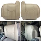 Fits 03-06 GMC Sierra Chevy Silverado Seat Cover Tan Driver Passenger Bottom-Top