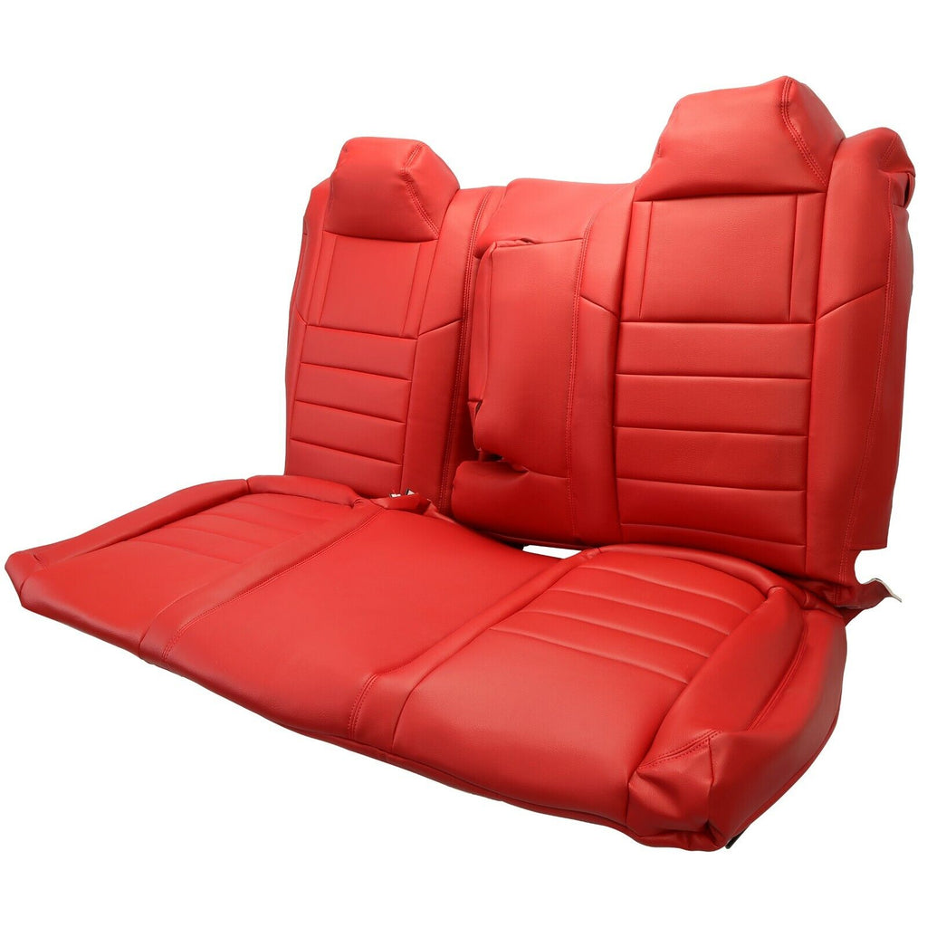 For Dodge Challenger SE SXT RT 2011-2014 Red Seat Covers Front & Rear Full Set