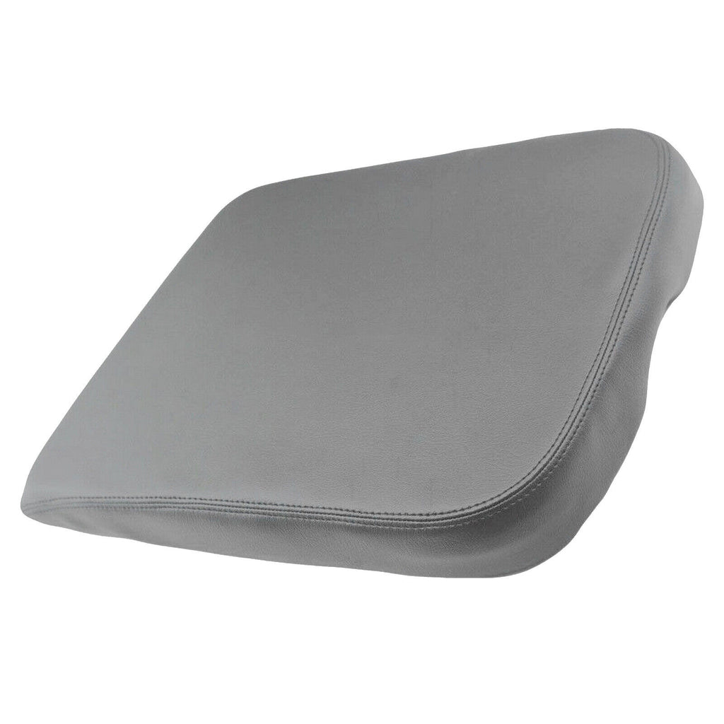 Fit for Dodge Ram 06-08 Middle Console Lid Leather Armrest Cover Trim Slate Gray