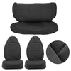 Front & Rear Full Set Seat Covers for Jeep Wrangler YJ TJ CJ7 CJ8 1976-2002