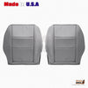 2014 Mercedes Benz C250 C300 C350 Front Driver Passenger Leather Seat Cover Gray