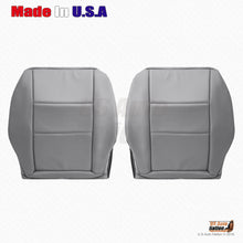 Load image into Gallery viewer, 2014 Mercedes Benz C250 C300 C350 Front Driver Passenger Leather Seat Cover Gray