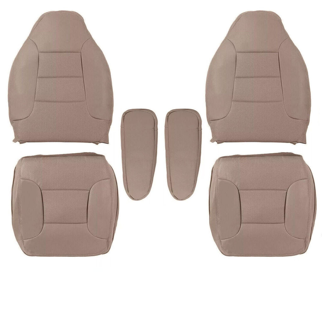 For 1992-1996 Ford Bronco Eddie Bauer Driver&Passenger Complete Seat Covers Tan