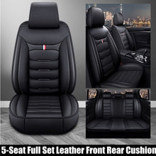 Load image into Gallery viewer, For Ford Leather 5 Seats Car Seat Cover Front Rear Full Set Cushion Pad