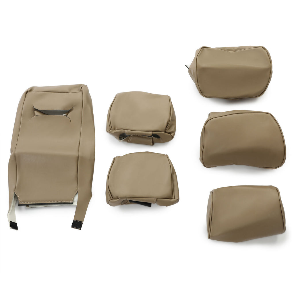 Beige Full 5-Seat Cover Cushion Set Front & Rear for Jeep Grand Cherokee 2011-19