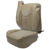 For 2003-2006 Silverado/ Sierra 1500 2500 Passenger Bottom & Top Seat Covers Tan