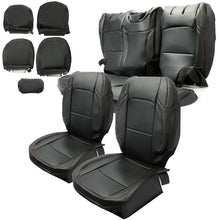 Load image into Gallery viewer, For Jeep Wrangler JL Unlmited 4DR 18-23 Full Set Seat Cover Synthetic Leather