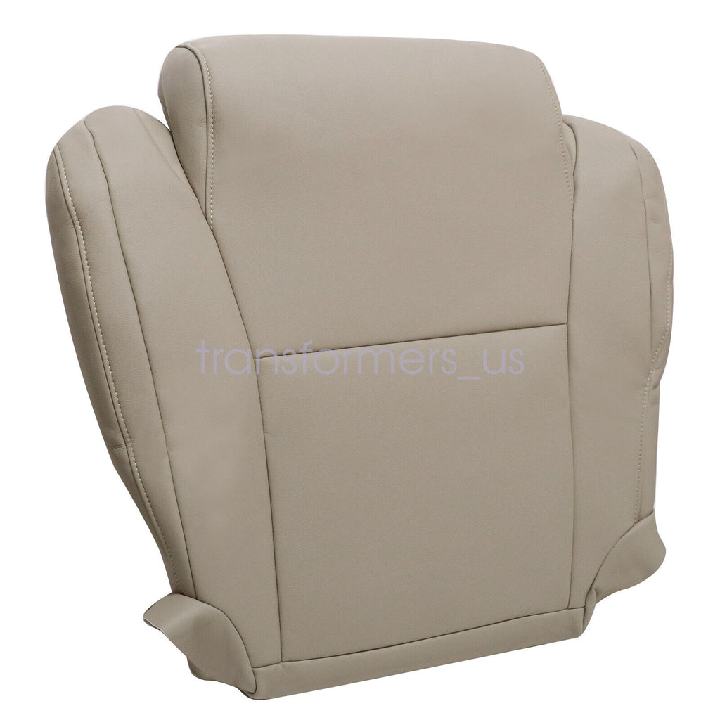 2007-2013 Fits Toyota Tundra Driver & Passenger Bottom Leather Seat Cover Tan