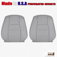2014 Mercedes Benz C250 C300 C350 Front Driver Passenger Leather Seat Cover Gray