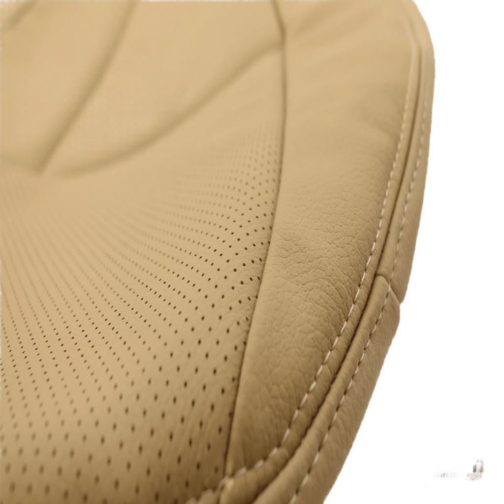 2008 2009 Mercedes Benz E350 Driver Bottom Perforated Leather Seat Cover Tan