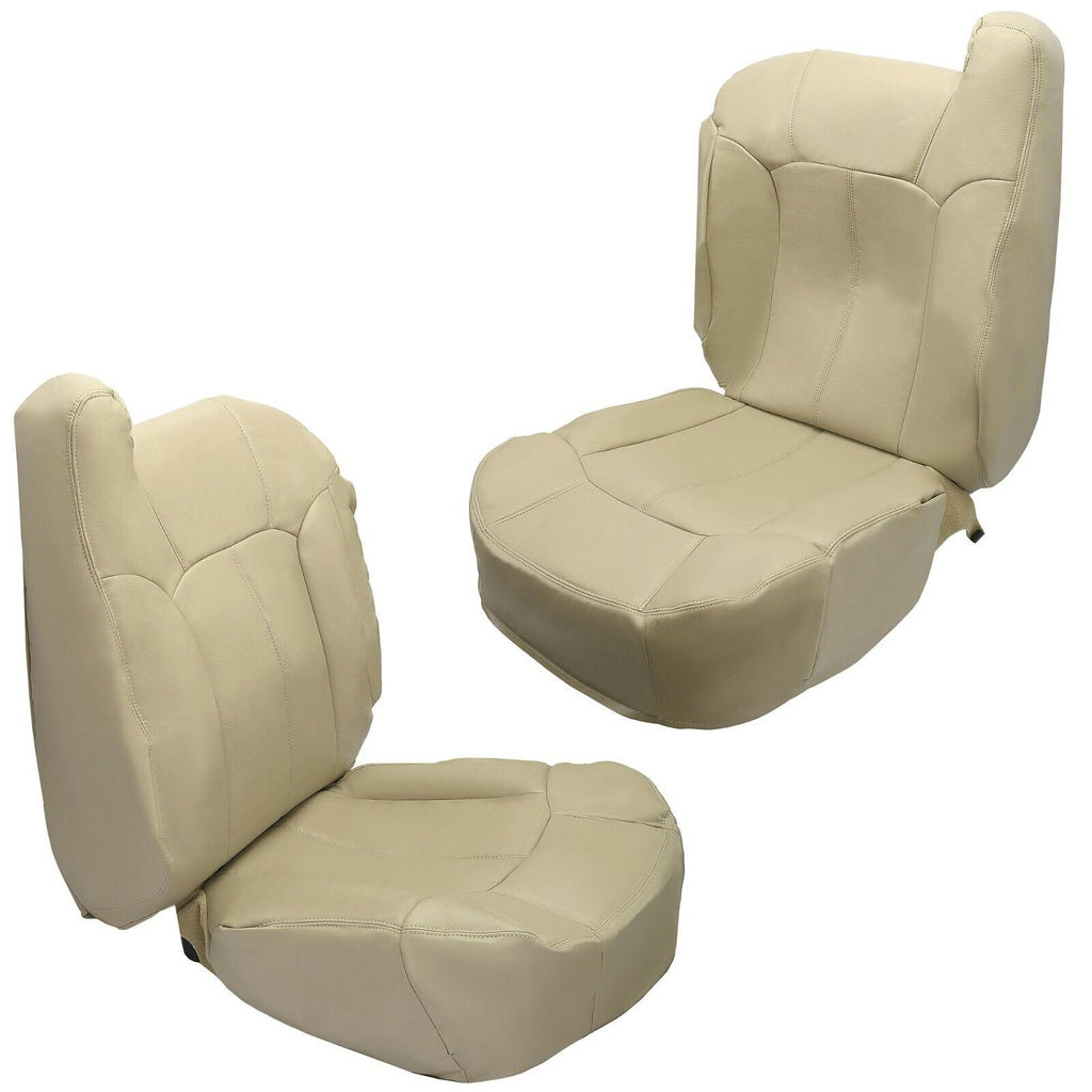 Tan Complete Front Seat Covers Kit for Chevy Tahoe Suburban 1500 2500 1999-2002