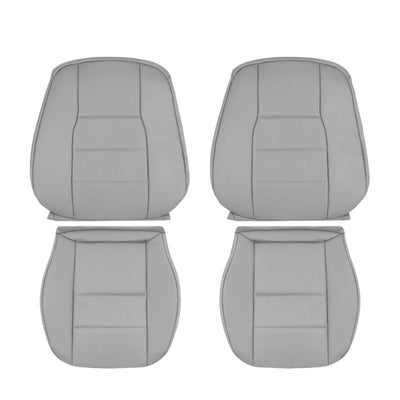 2014 Mercedes Benz C250 C300 C350 Front Driver Passenger Leather Seat Cover Gray