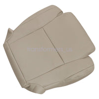 2007-2013 Fits Toyota Tundra Driver & Passenger Bottom Leather Seat Cover Tan