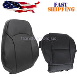 2006-2013 for Lexus IS250 IS350 Passenger Bottom & Top Leather Seat Cover Black