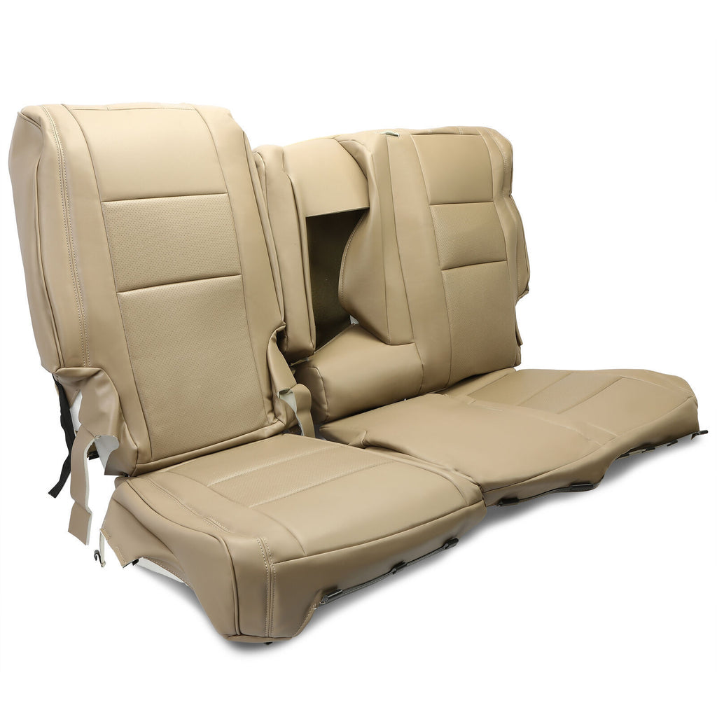 Beige Full 5-Seat Cover Cushion Set Front & Rear for Jeep Grand Cherokee 2011-19