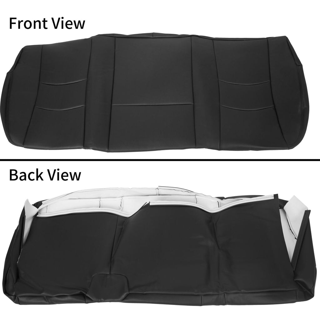 Black Front & Rear Seat Covers for 2013-2018 Ram 1500 2500 3500 Crew Cab 14PCS