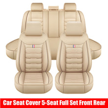 Load image into Gallery viewer, For Ford Leather 5 Seats Car Seat Cover Front Rear Full Set Cushion Pad