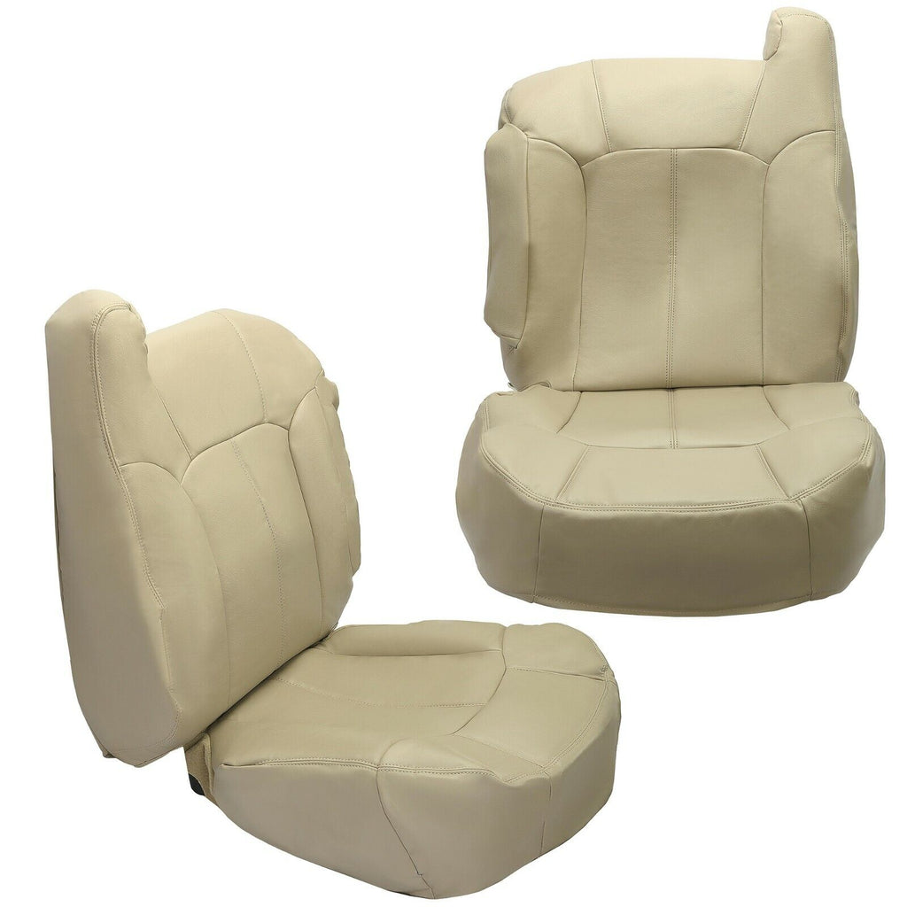 Tan Complete Front Seat Covers Kit for Chevy Tahoe Suburban 1500 2500 1999-2002