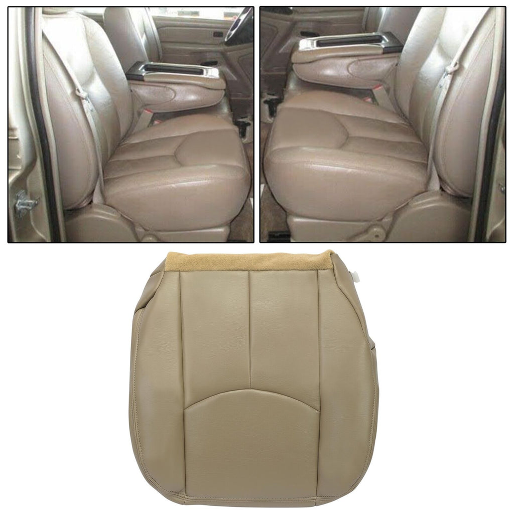 For 2003 2004 2005 2006 Chevy Silverado 1500 Passenger Bottom Seat Cover Tan