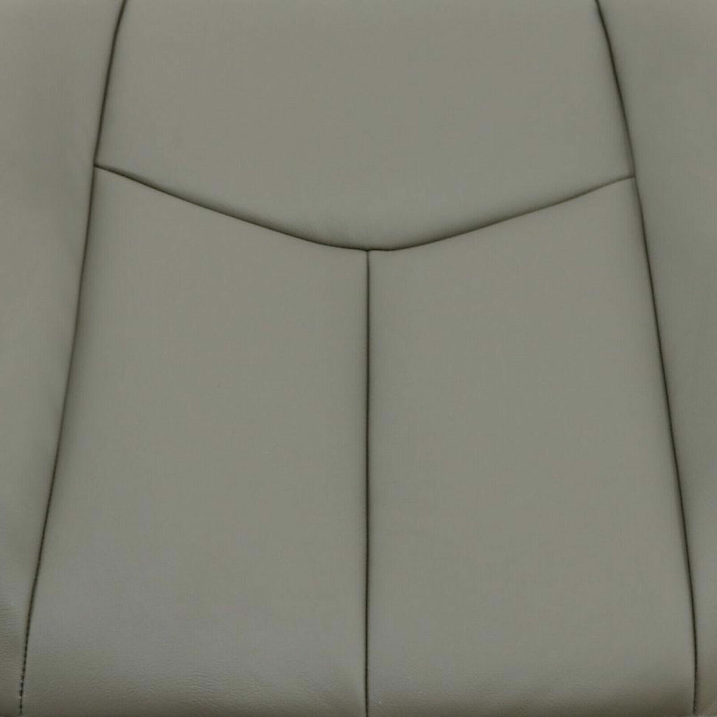 For 2003 2004 05 2006 Chevy Tahoe Suburban Driver Bottom Leather Seat Cover Gray