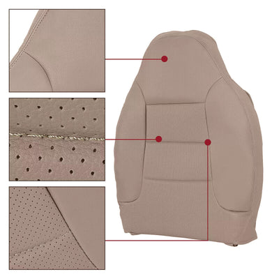 For 1992-1996 Ford Bronco Eddie Bauer Driver&Passenger Complete Seat Covers Tan