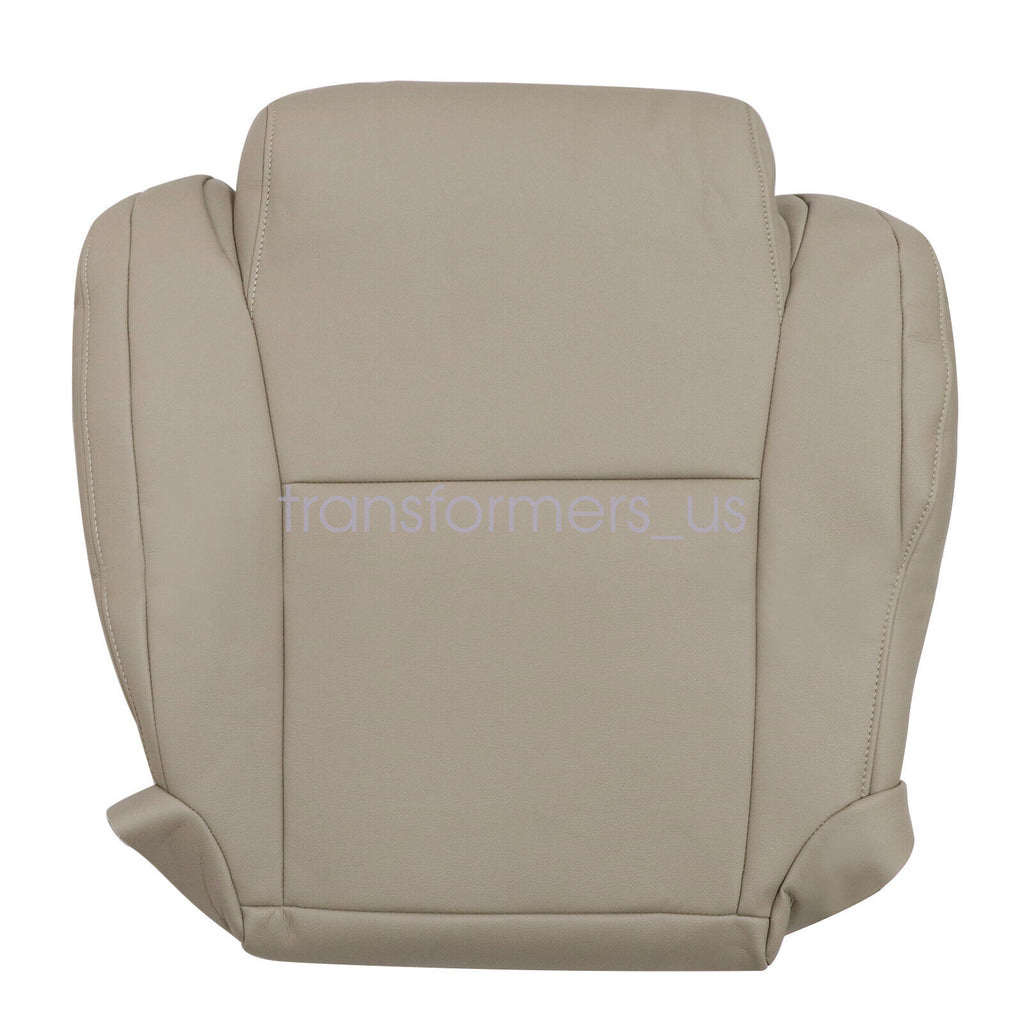 2007-2013 Fits Toyota Tundra Driver & Passenger Bottom Leather Seat Cover Tan