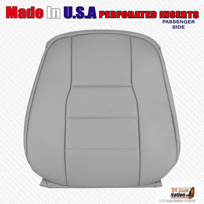 2014 Mercedes Benz C250 C300 C350 Front Driver Passenger Leather Seat Cover Gray